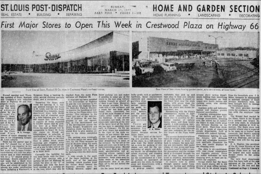 Crestwood Plaza: Looking back